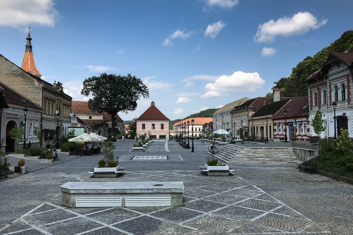 Rasnov main square