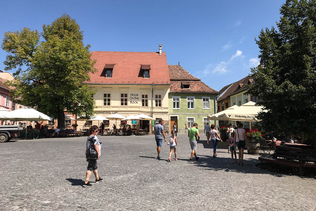 Sighisora town square